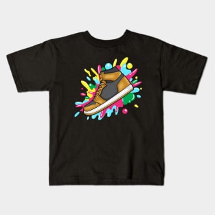 AJ 1 High Pollen Sneaker Kids T-Shirt